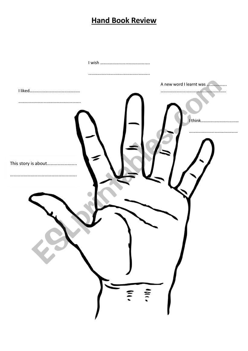 Hand Book Review worksheet