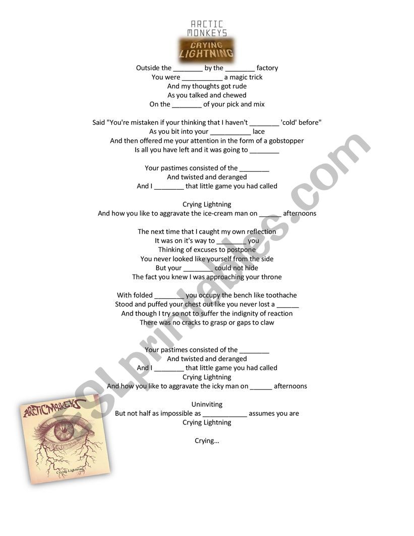 Listening - Crying Lighting (Arctic Monkeys)