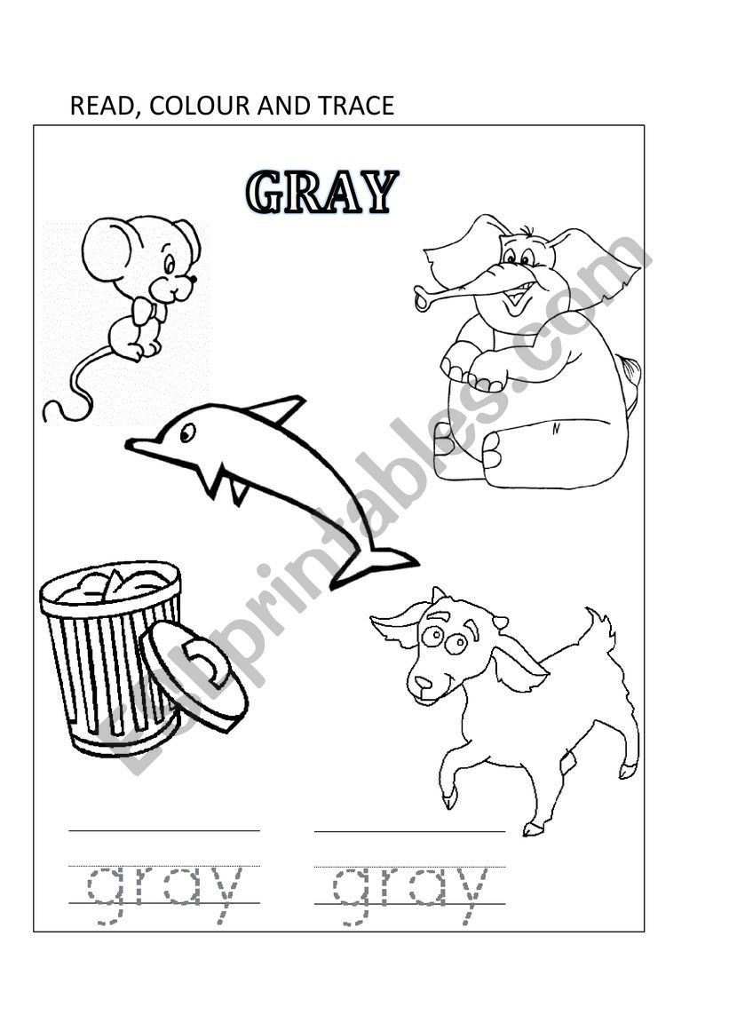 gray worksheet