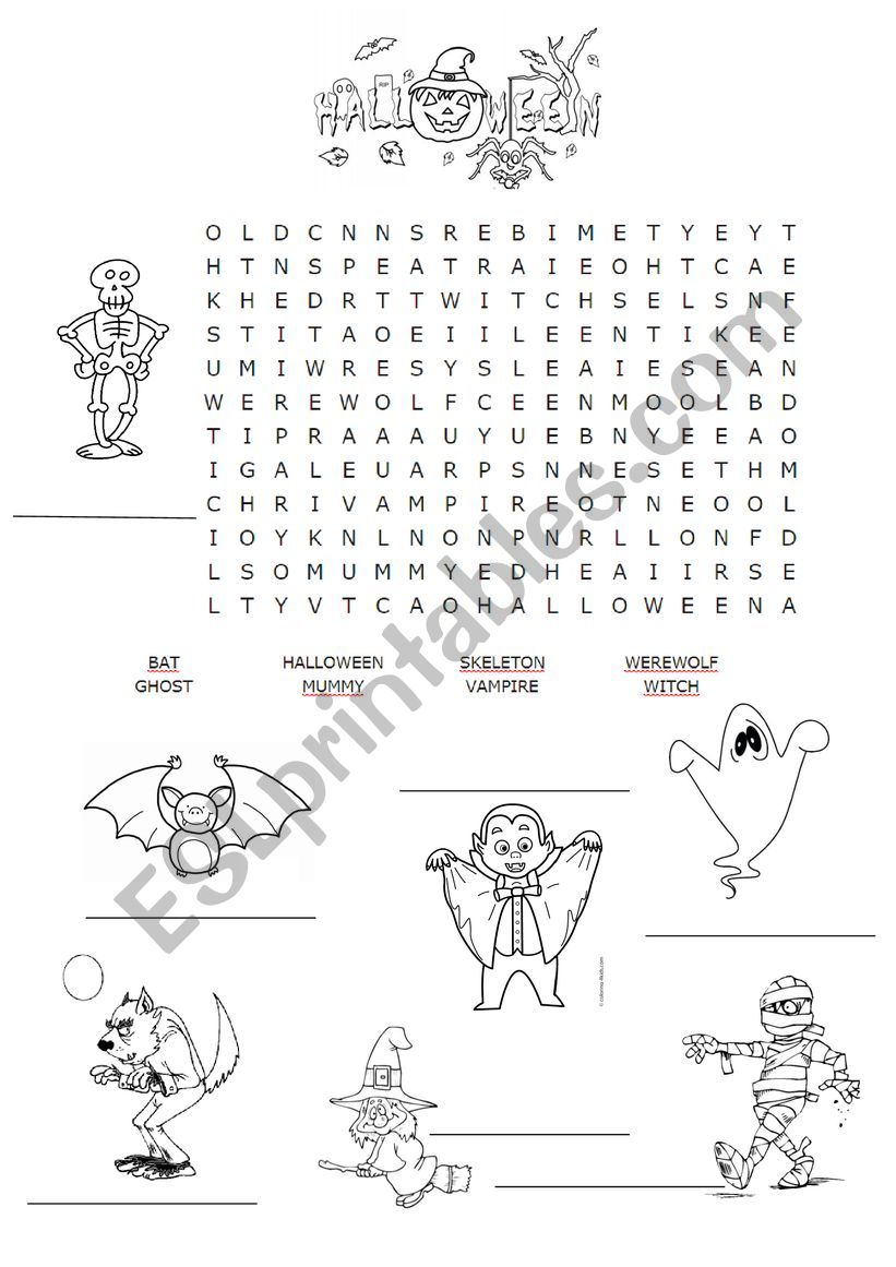 HALLOWEEN worksheet