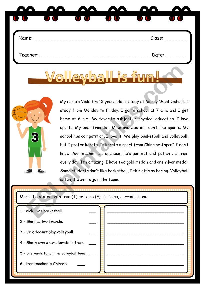 volleyball-is-fun-esl-worksheet-by-talyssonpereira