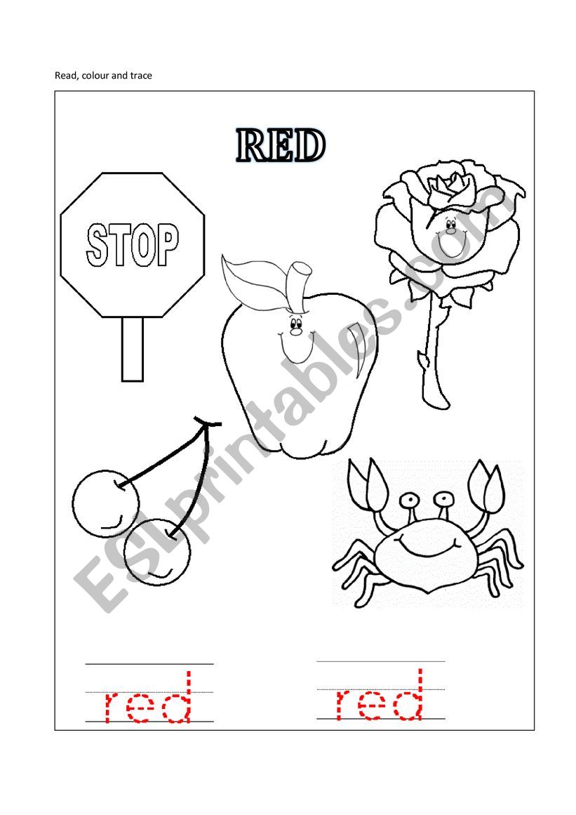 red worksheet