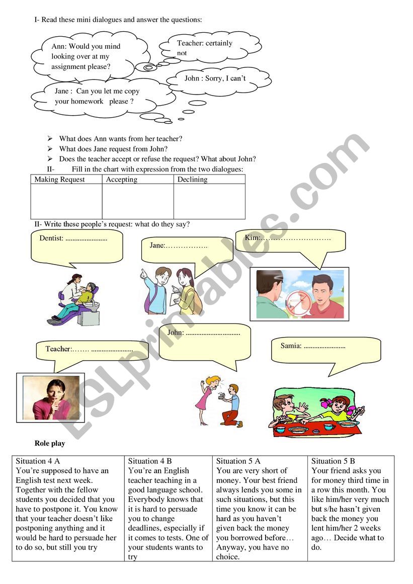making and responding to requests