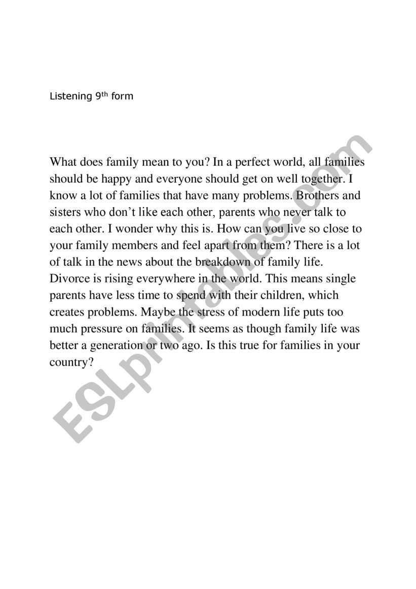 MID TERM TEST 1 worksheet