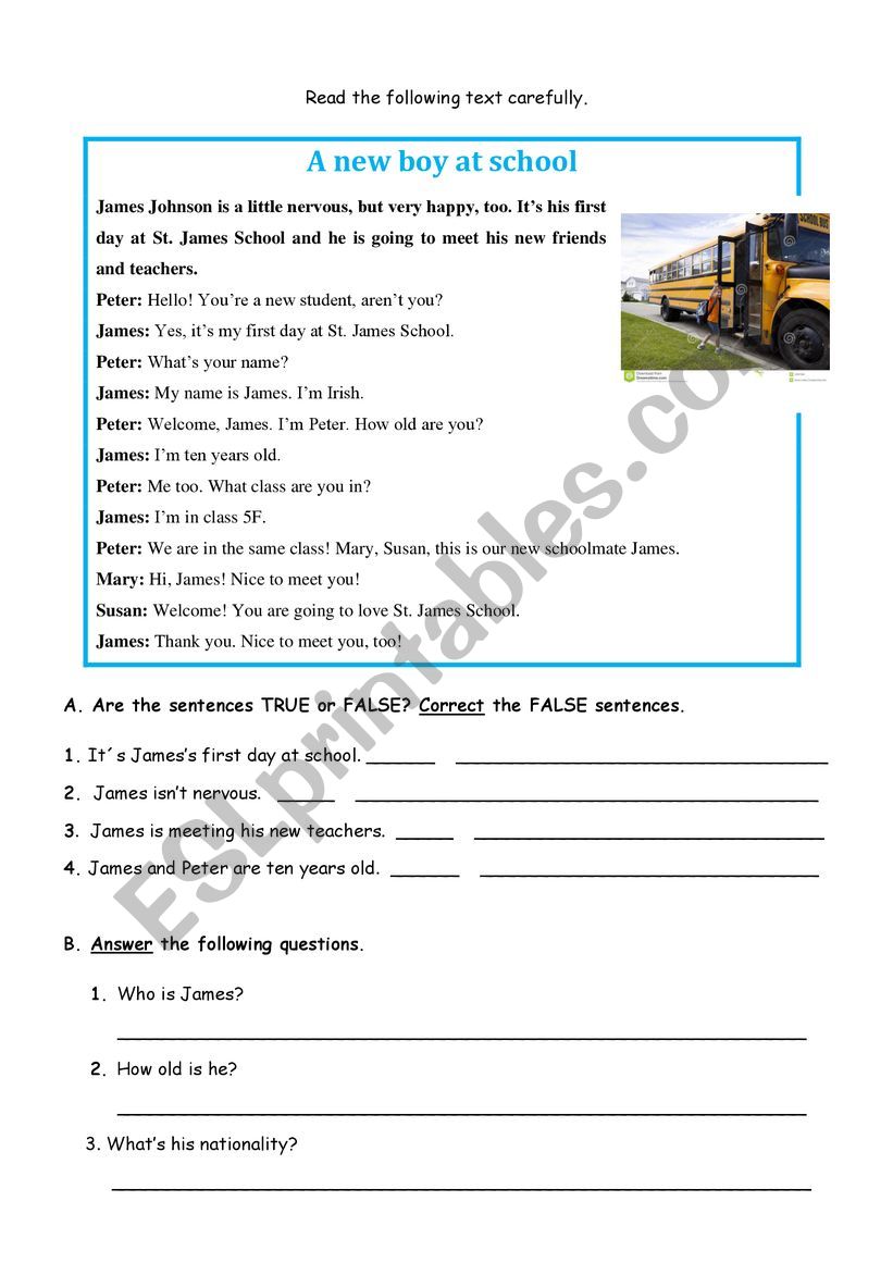 to be  worksheet