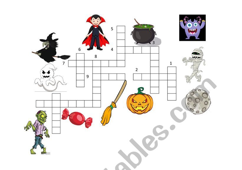 Halloween worksheet