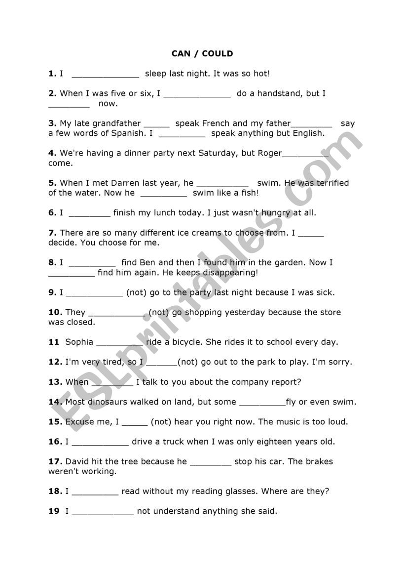 LEVEL 11 worksheet