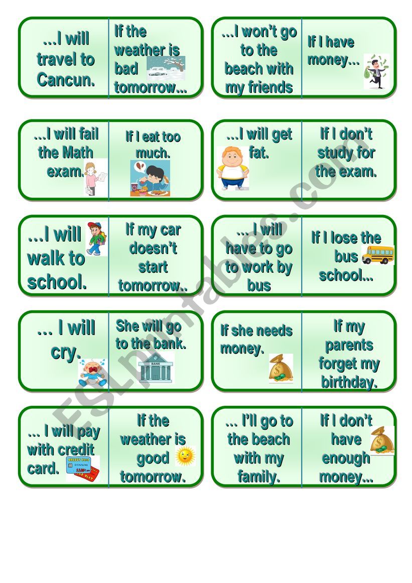 first conditional worksheet first conditional worksheet