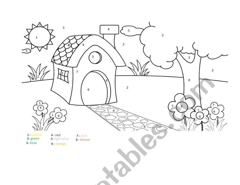 Colors  worksheet