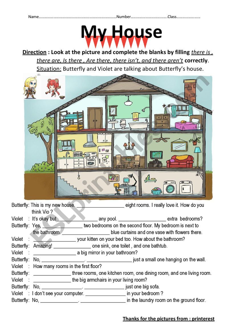 There is /There are - ESL worksheet by pphothicary With Regard To There Is There Are Worksheet