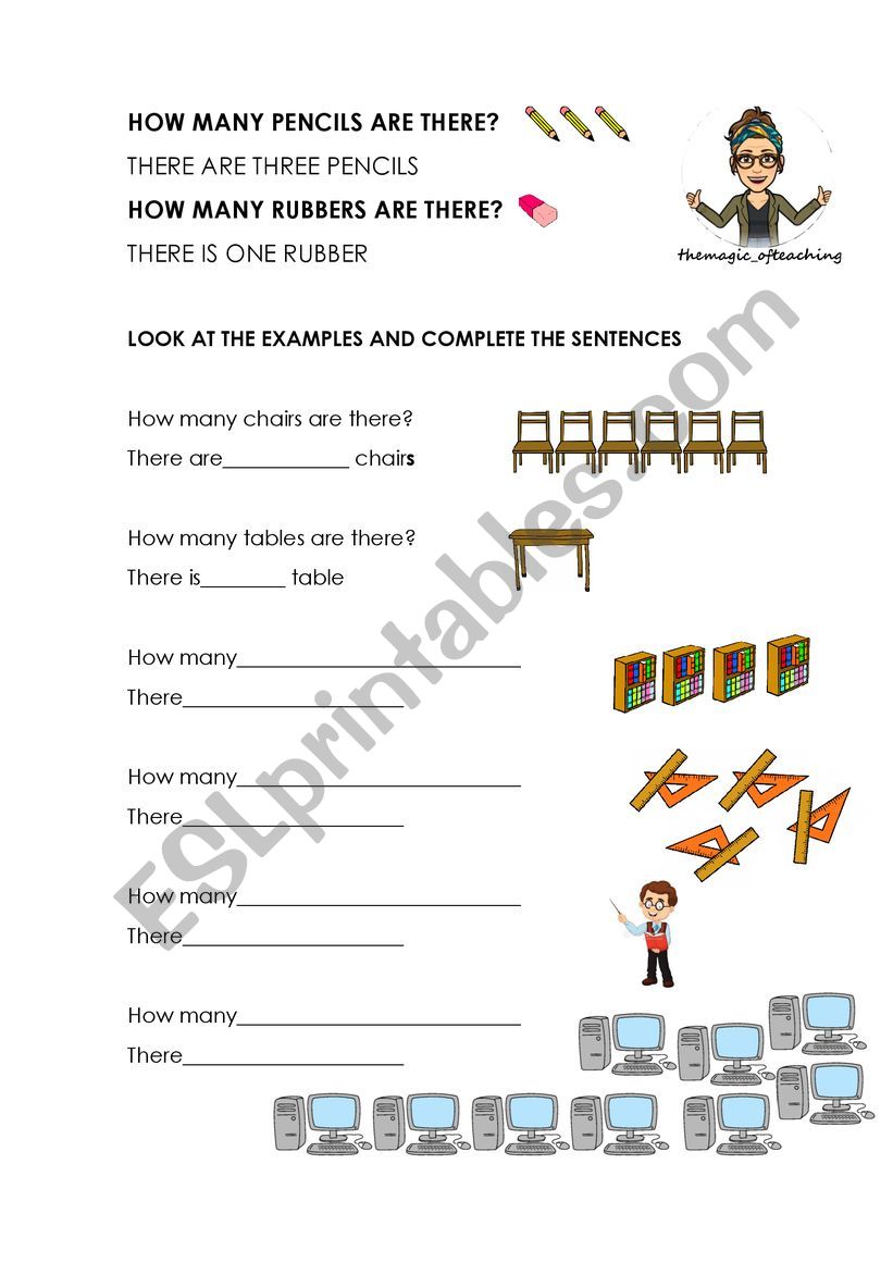 How many...? worksheet