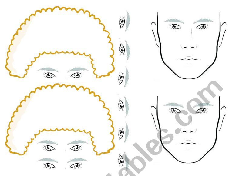 face worksheet