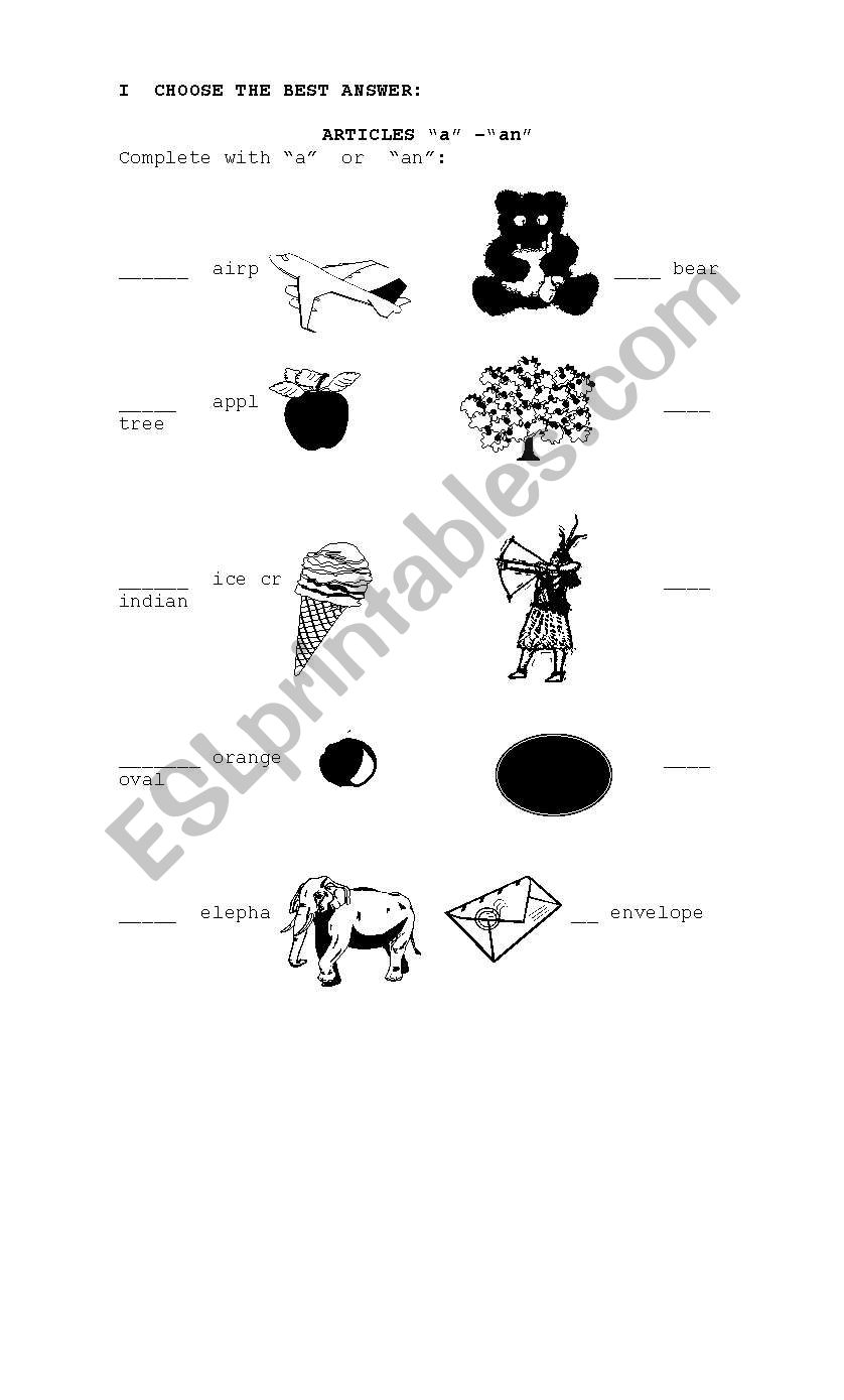 COLORS worksheet