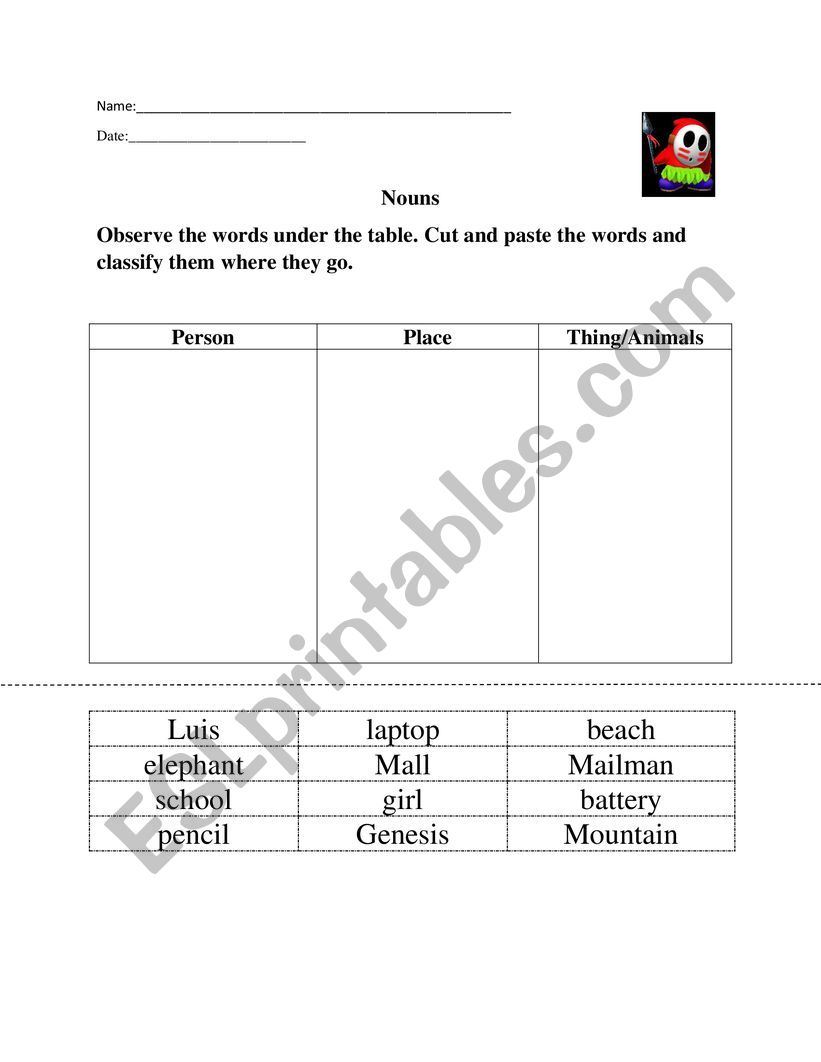 nouns-classification-esl-worksheet-by-luisgapr