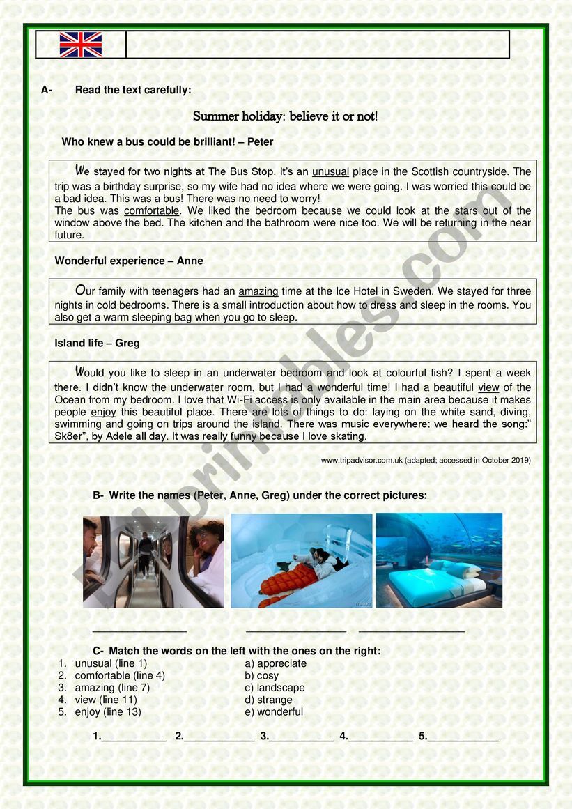worksheet  worksheet