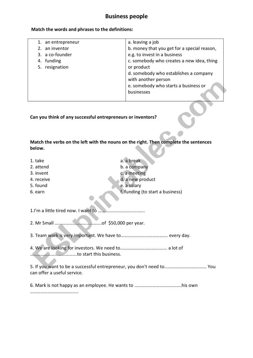 Steve Jobs  worksheet