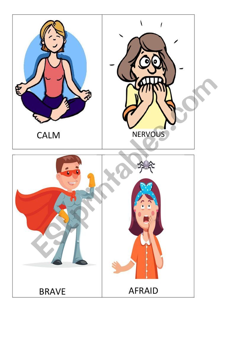 Personality flashcards part 2 worksheet