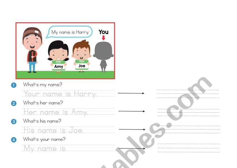 LETÂ´S MEET worksheet