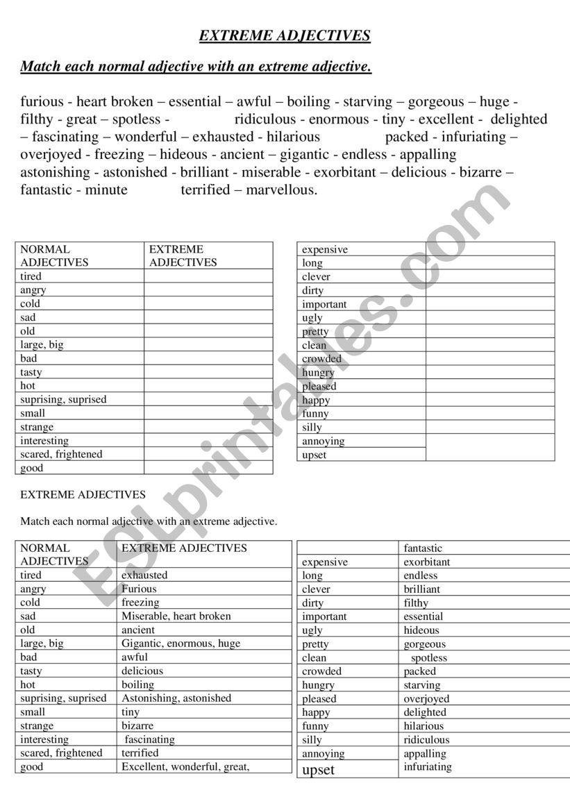 extreme-adjectives-esl-worksheet-by-toha