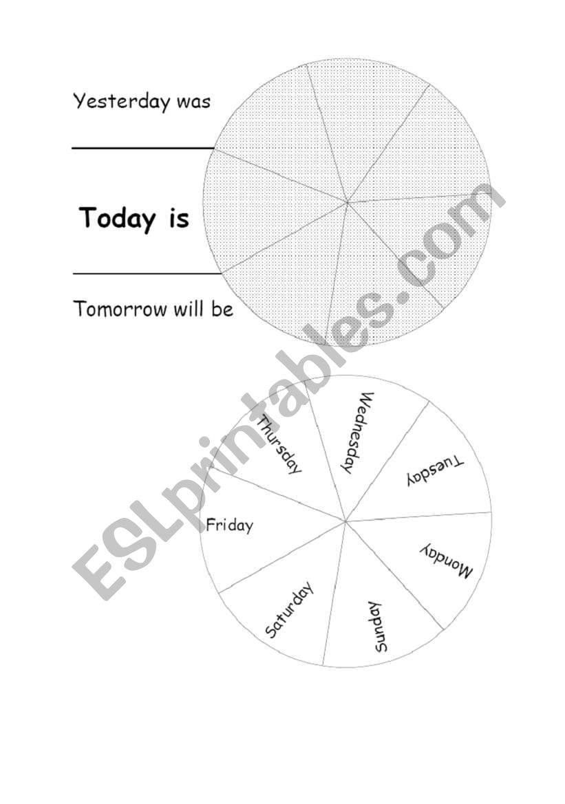 DATE WHEEL to put on the wall of your classroom !!!!!!!!!
