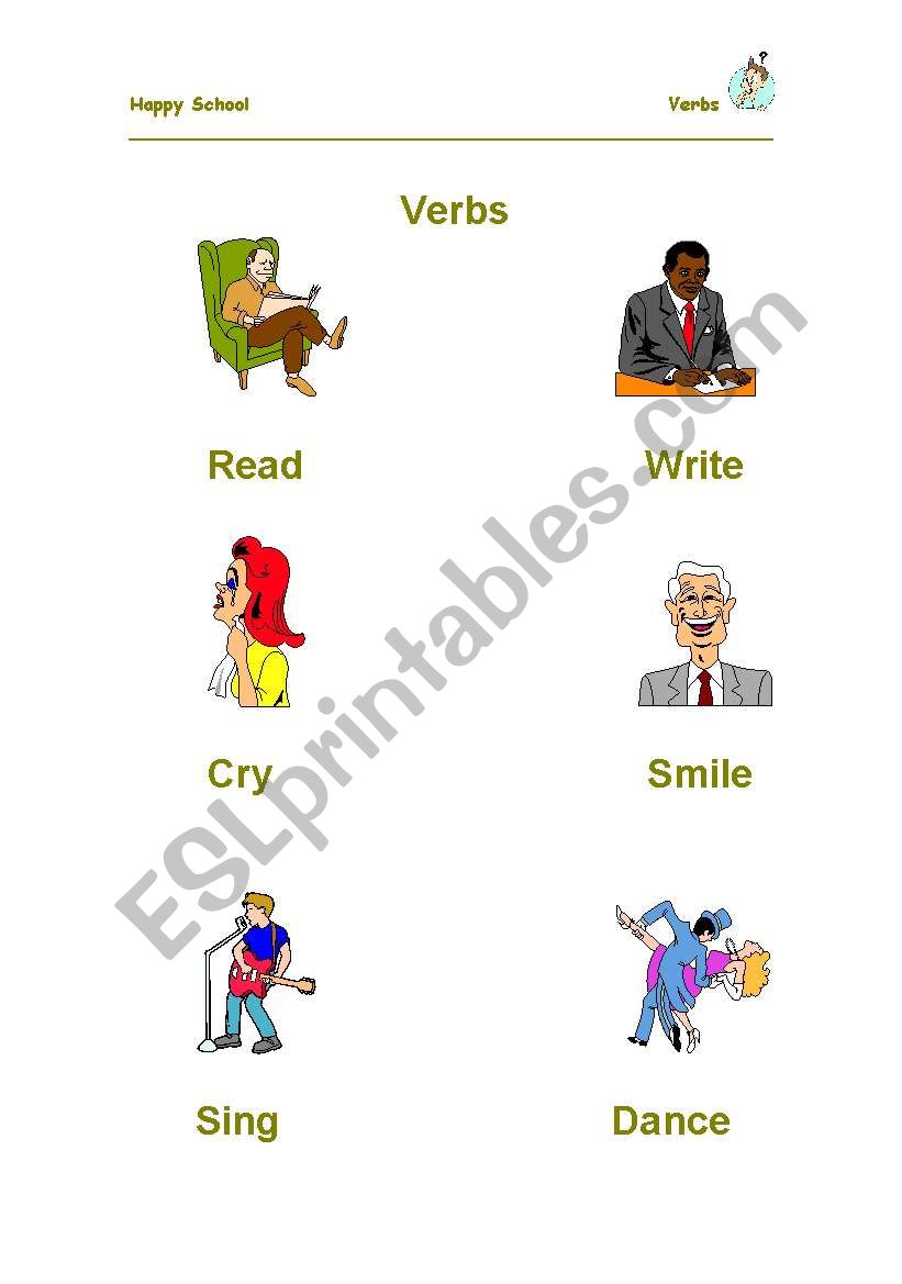 verbs worksheet