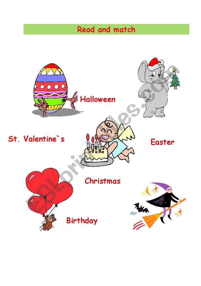 Festivities 2 worksheet