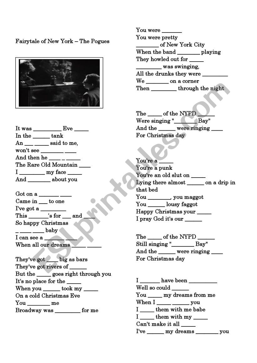 Fairytale of New York - The Pogues