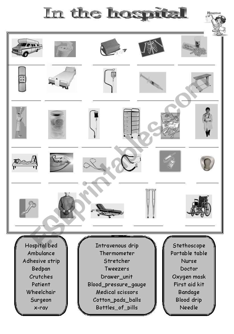 In the hospital ( Grayscale copy )