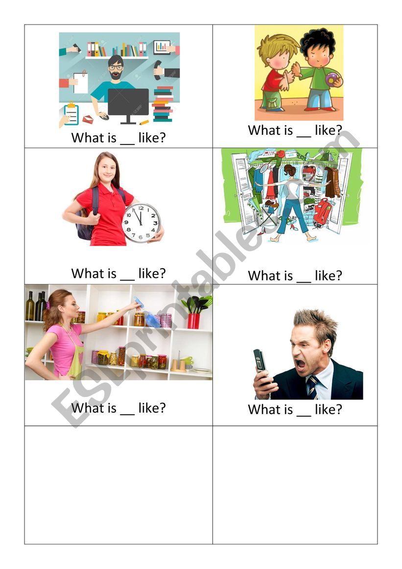Personality  worksheet