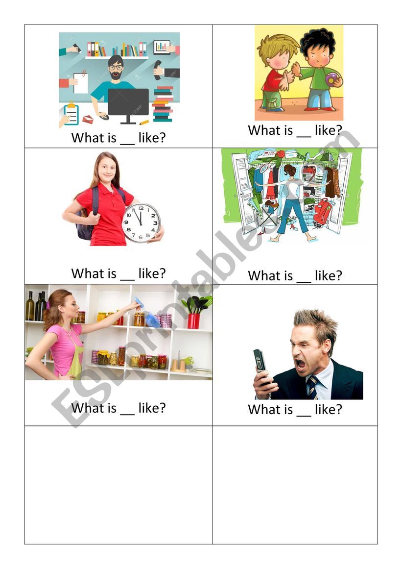 Personality  worksheet