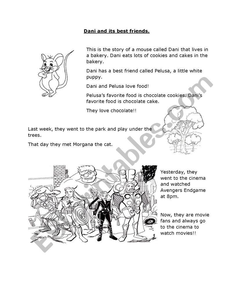 READING COMPREHENSION worksheet