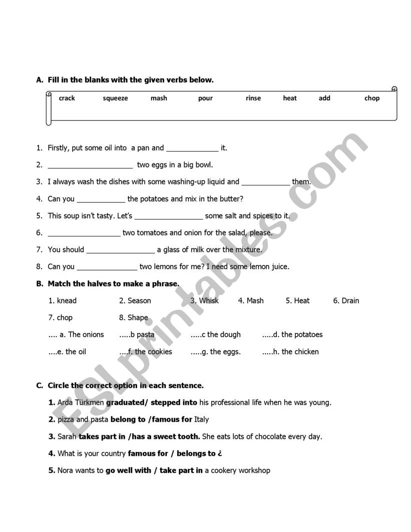 lgs praparation 3 worksheet