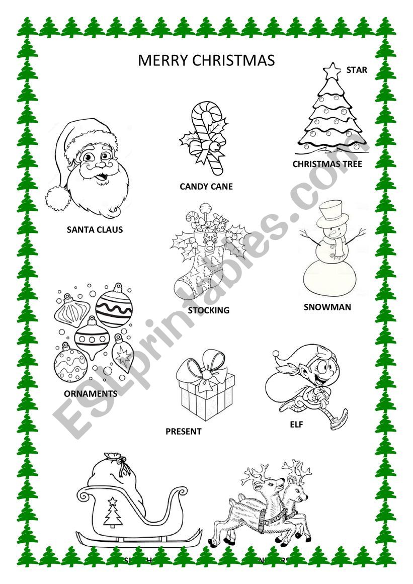 CHRISTMAS ACTIVITIES worksheet