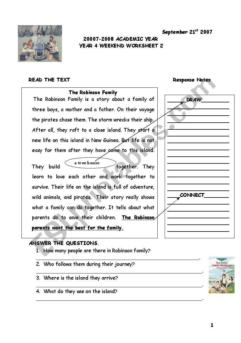 story-simple-present-tense-robinson-family-esl-worksheet-by-mustafateacher3