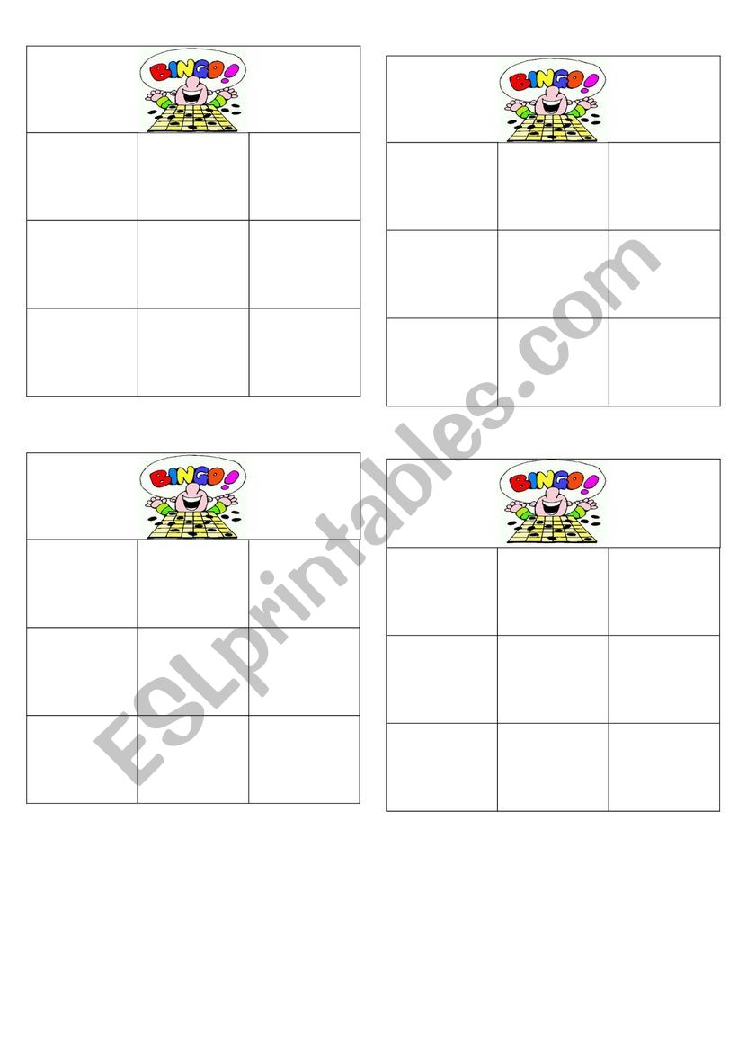 toys and colours Bingo worksheet