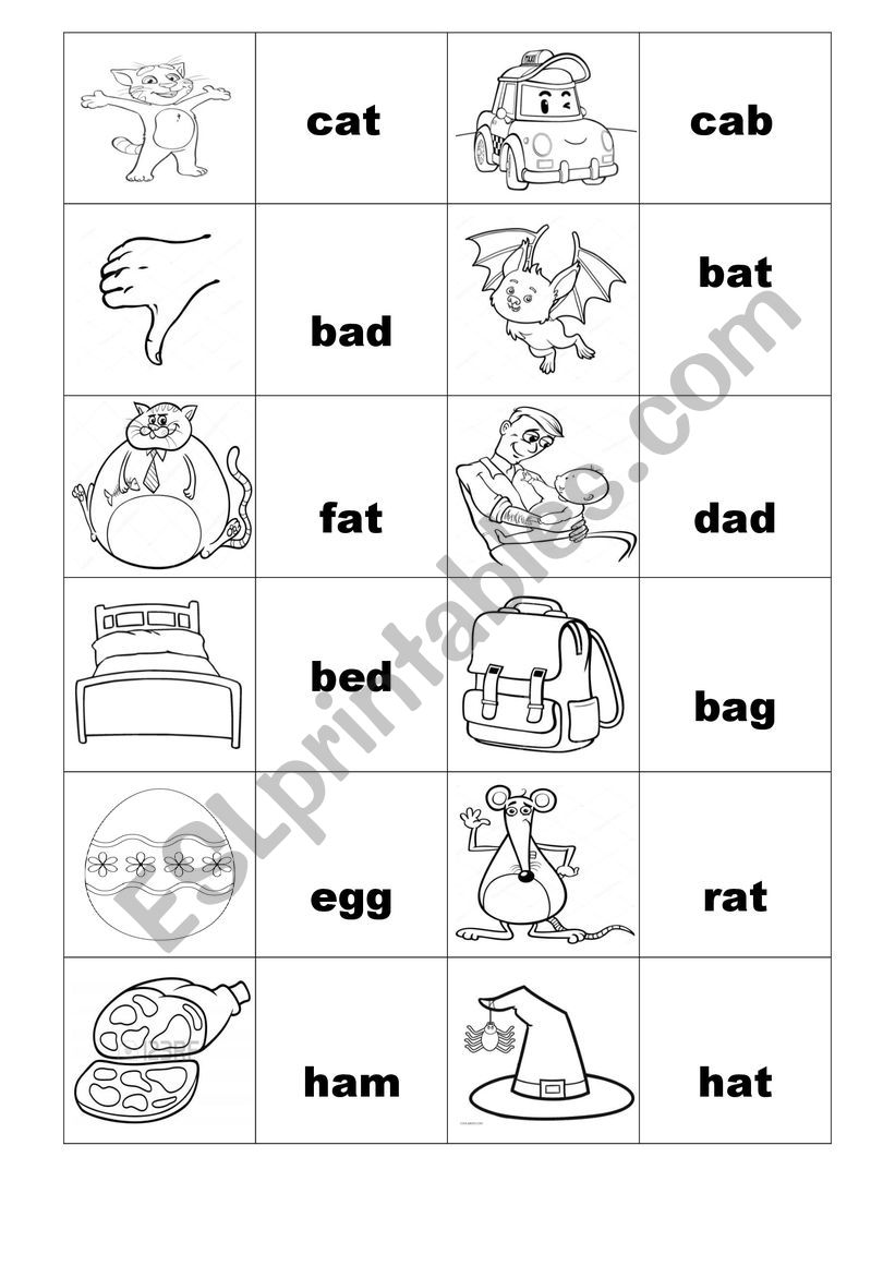 First step of reading worksheet