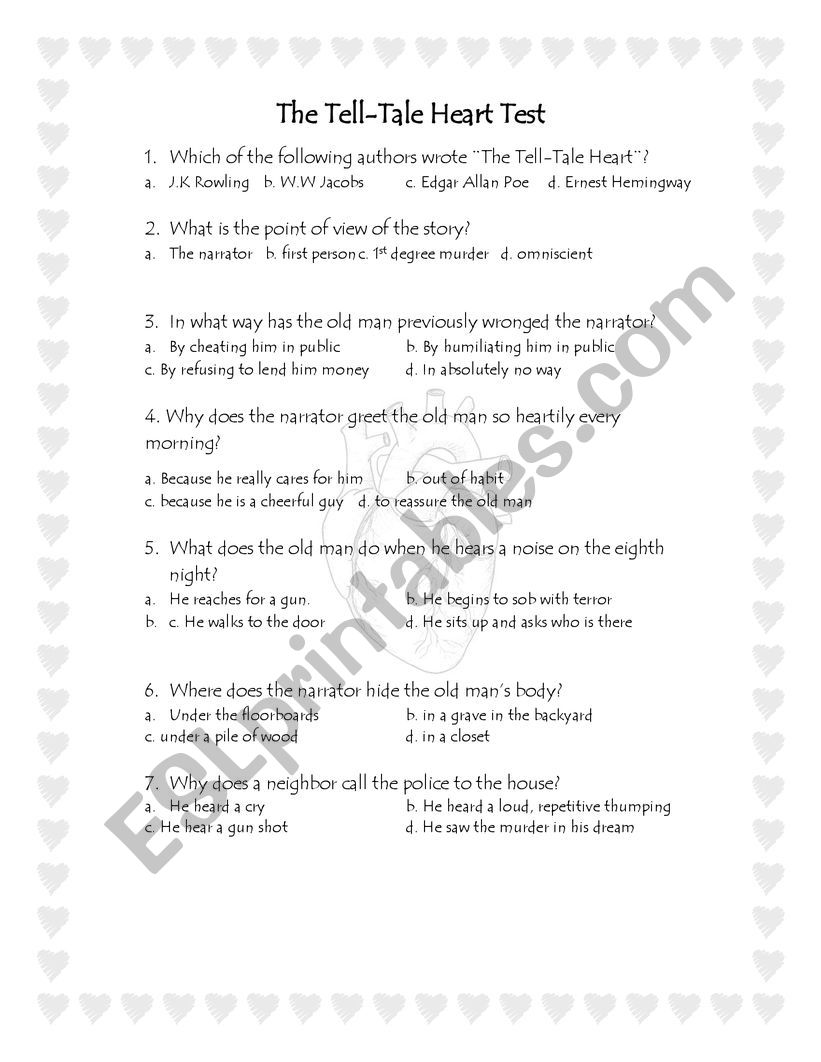 test-on-the-tell-tale-heart-esl-worksheet-by-melblanche34
