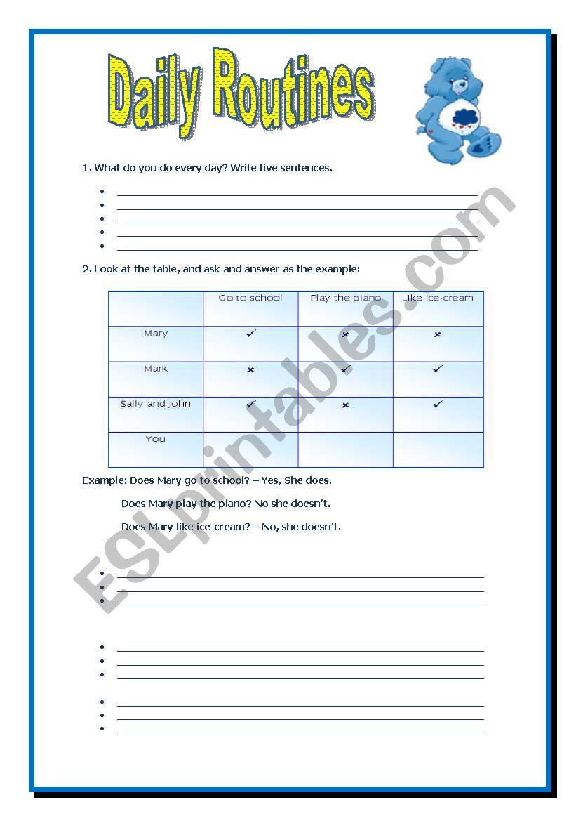 Present Simple worksheet