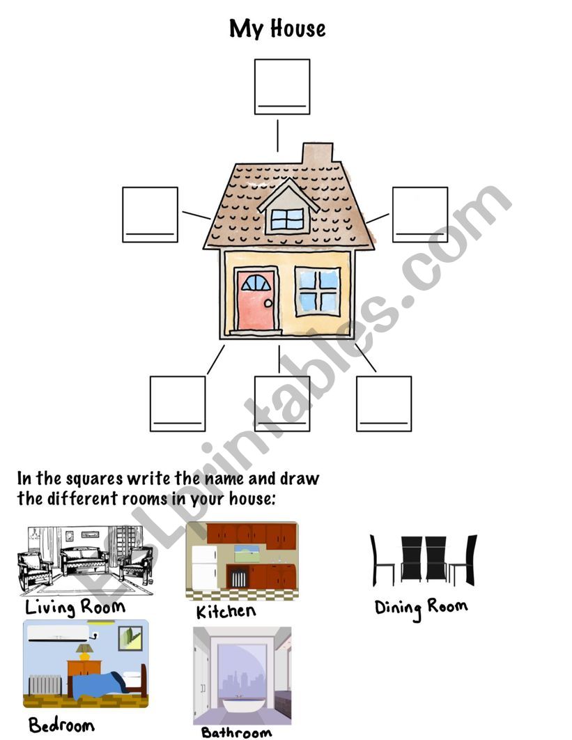 My House! worksheet