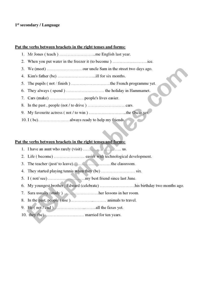 tenses-esl-worksheet-by-adelabdelkader