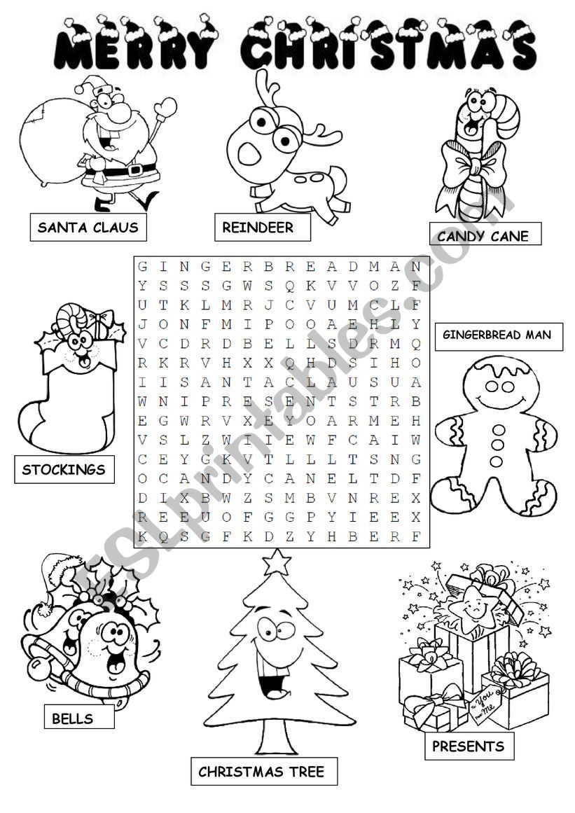 CHRISTMAS - ESL worksheet by stella.tesser