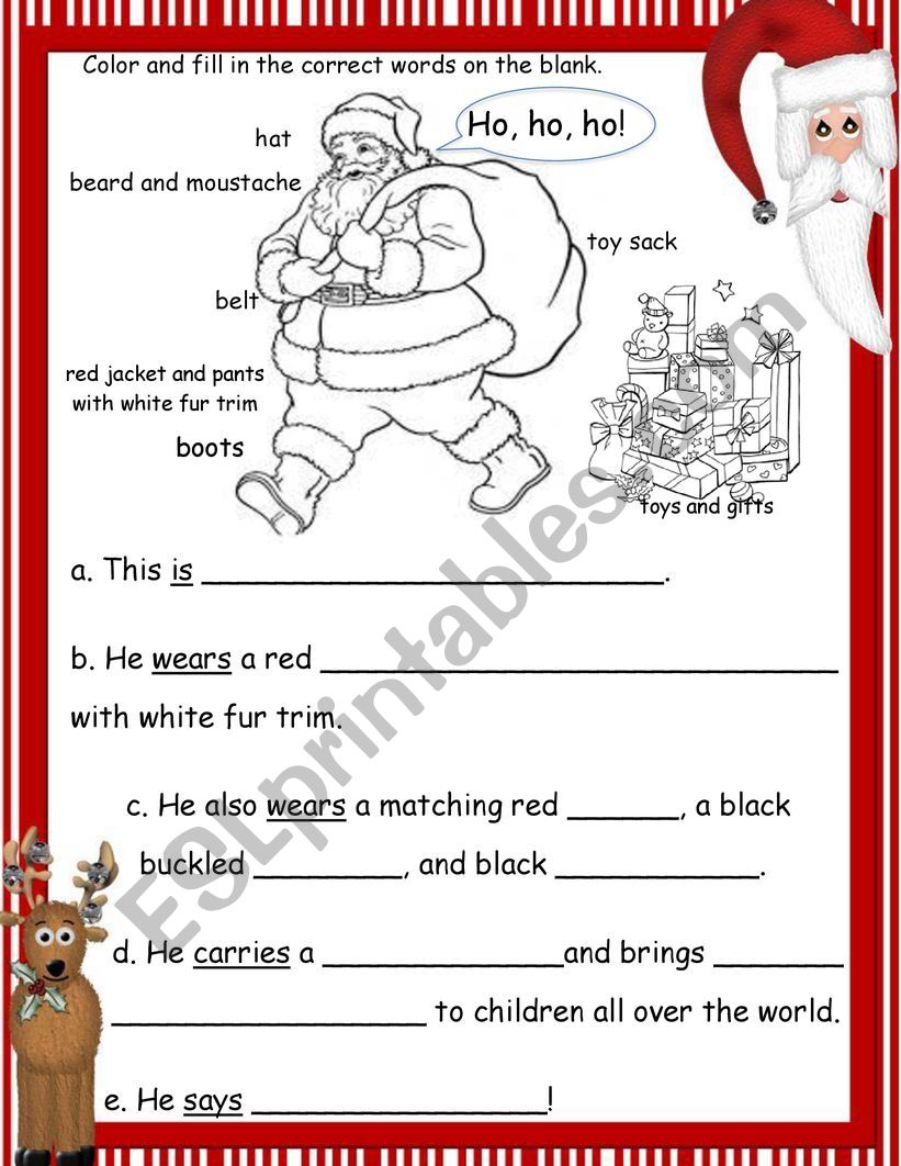 Santa Claus: Christmas Sentence
