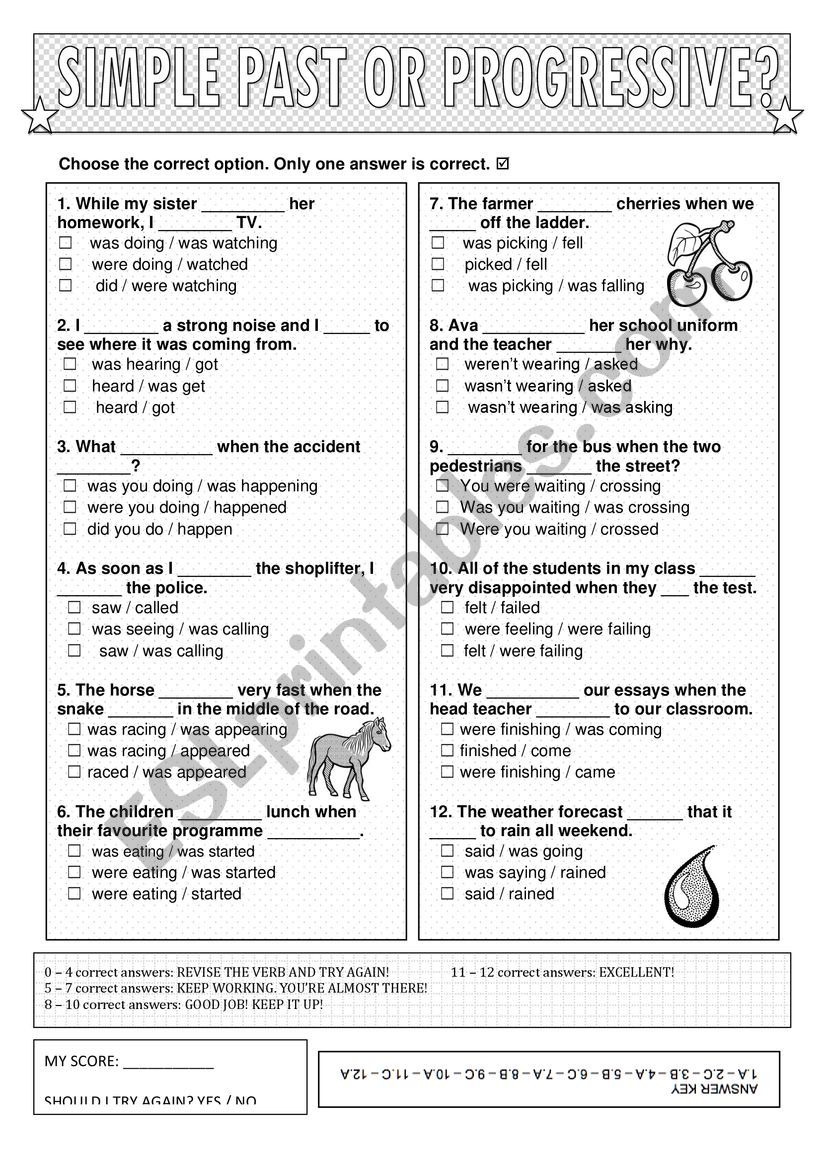 past-progressive-or-past-simple-multiple-choice-esl-worksheet-by