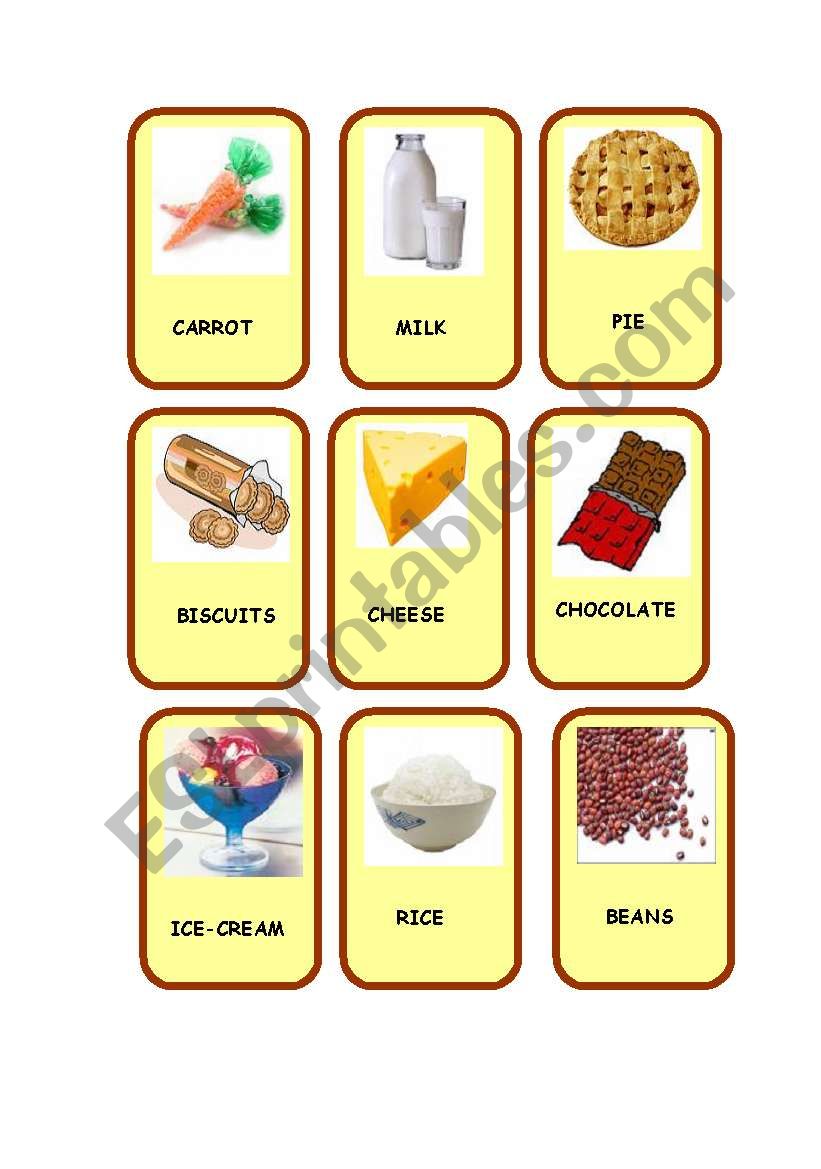 FOOD - PART 3/4 worksheet