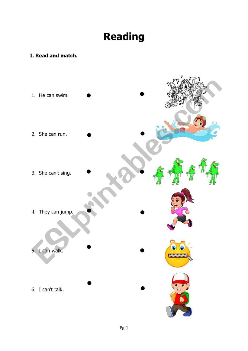 Reading worksheet worksheet