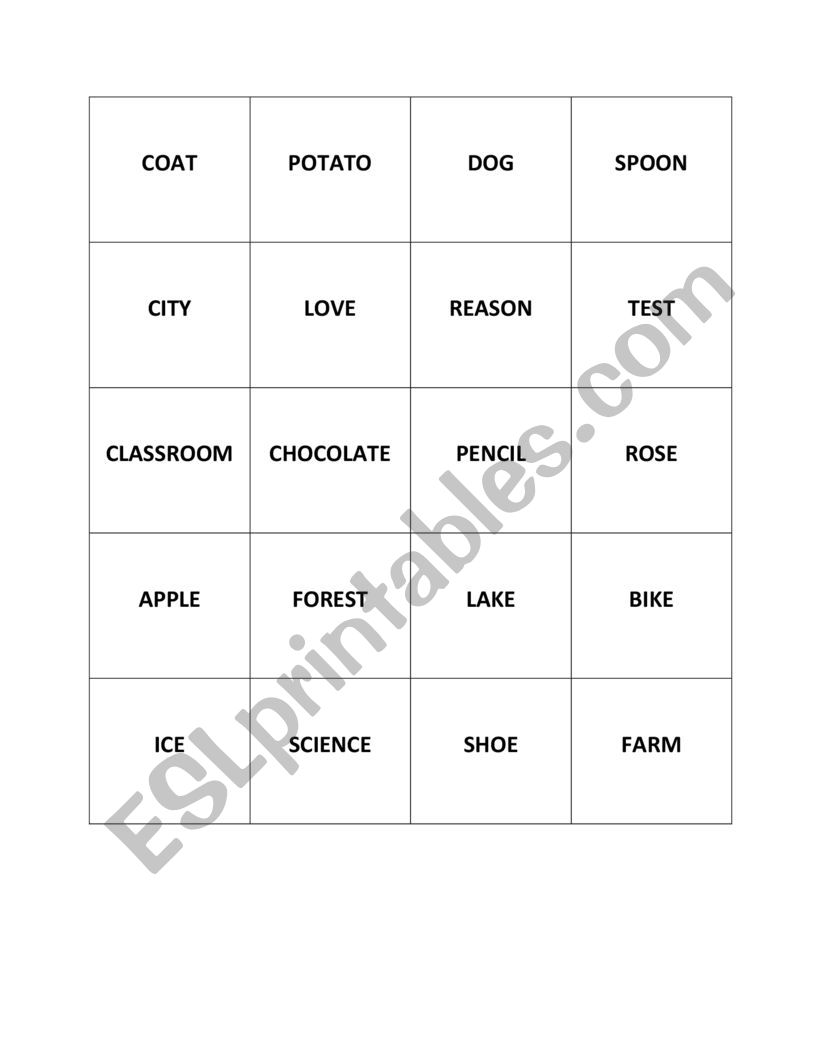 Apples to apples gamecards worksheet