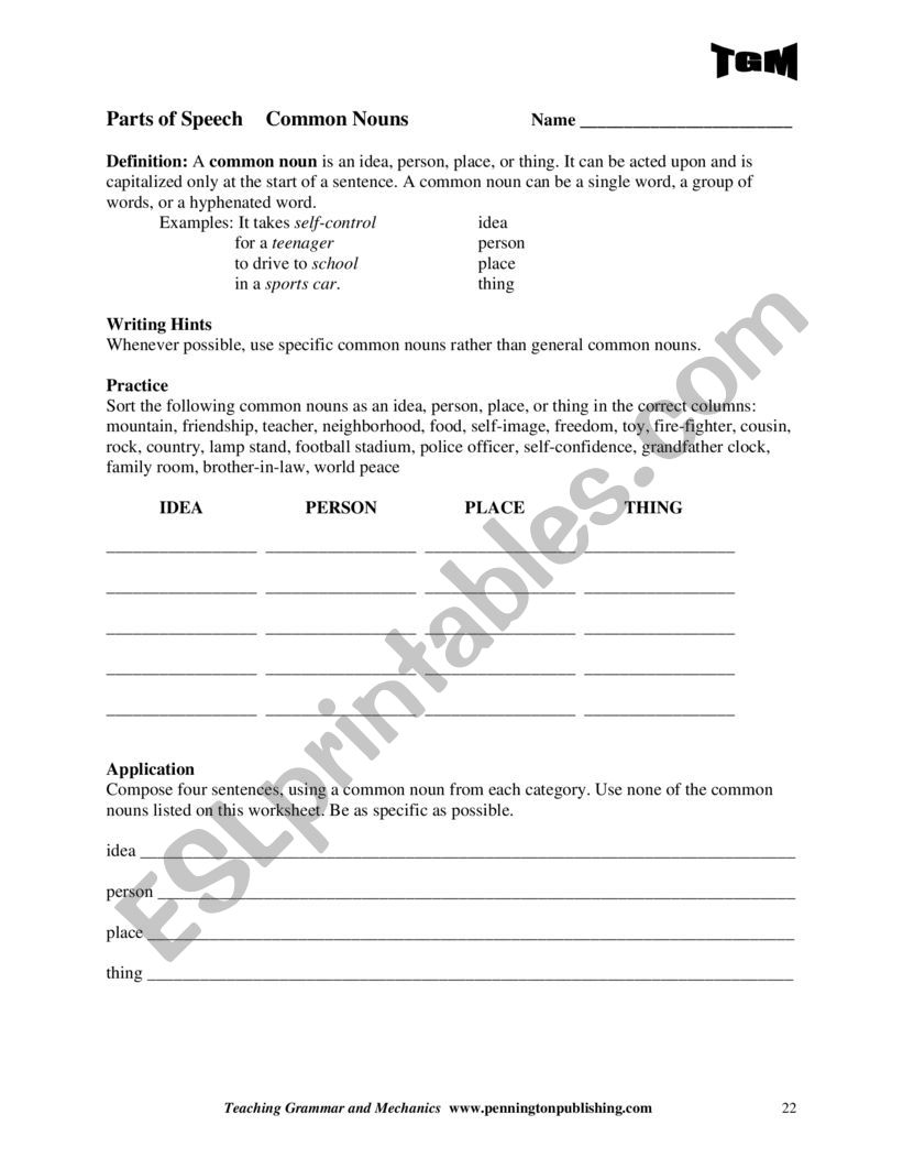 Grammar Review Test worksheet