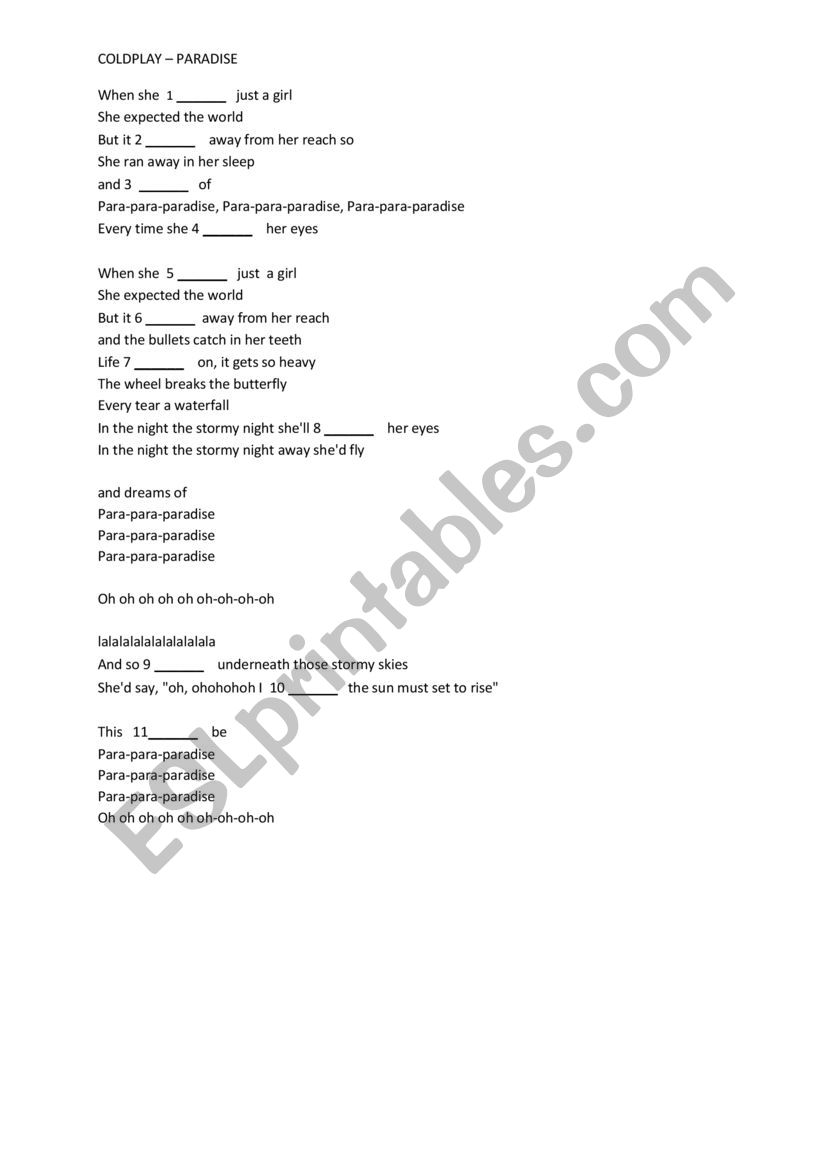 past-simple-practice-with-song-lyrics-esl-worksheet-by-magkop