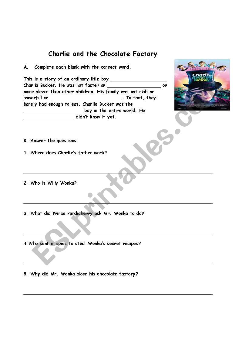 movie worksheet