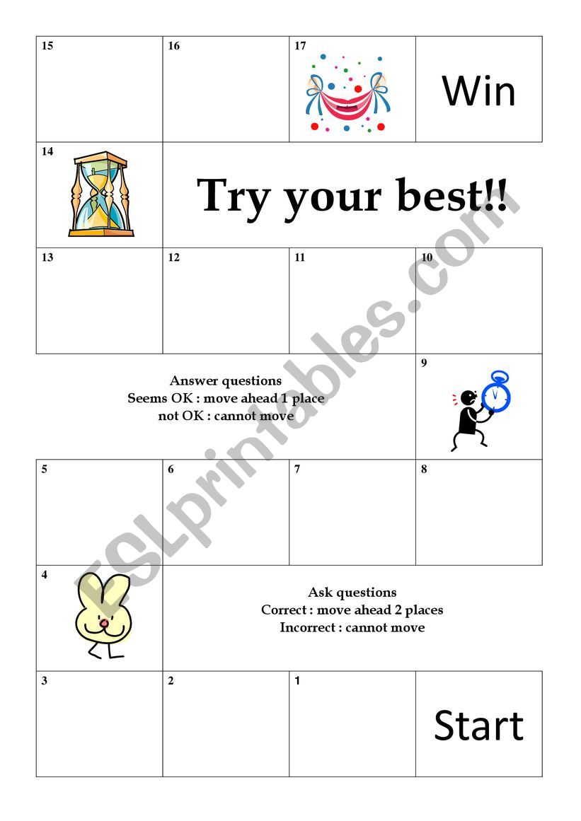 chess board worksheet